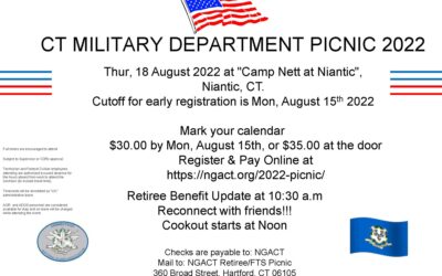 MAJ (RET) Perry’s Retiree News Bulletin  (05 AUG 2022) #22-13