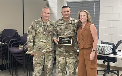 The Command Sergeant Major Anthony V. Savino Award Recipient- SFC Reinaldo Barrera